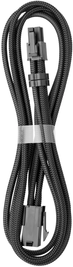 CableMod Pro ModMesh 4-pin ATX Extension, 45cm – juodos spalvos