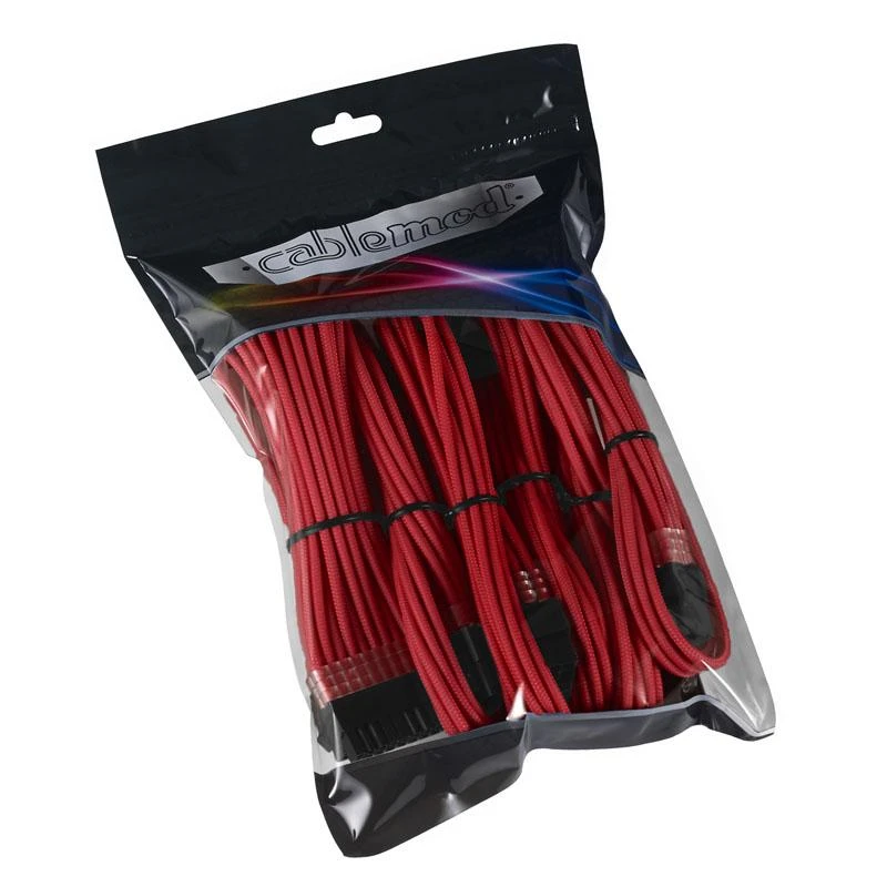 CableMod PRO ModMesh Cable Extension Kit – raudonos spalvos
