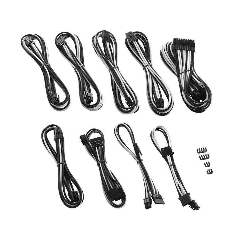 CableMod PRO ModMesh RT ASUS/Seasonic/Phanteks Cable Kits – juodas/baltas