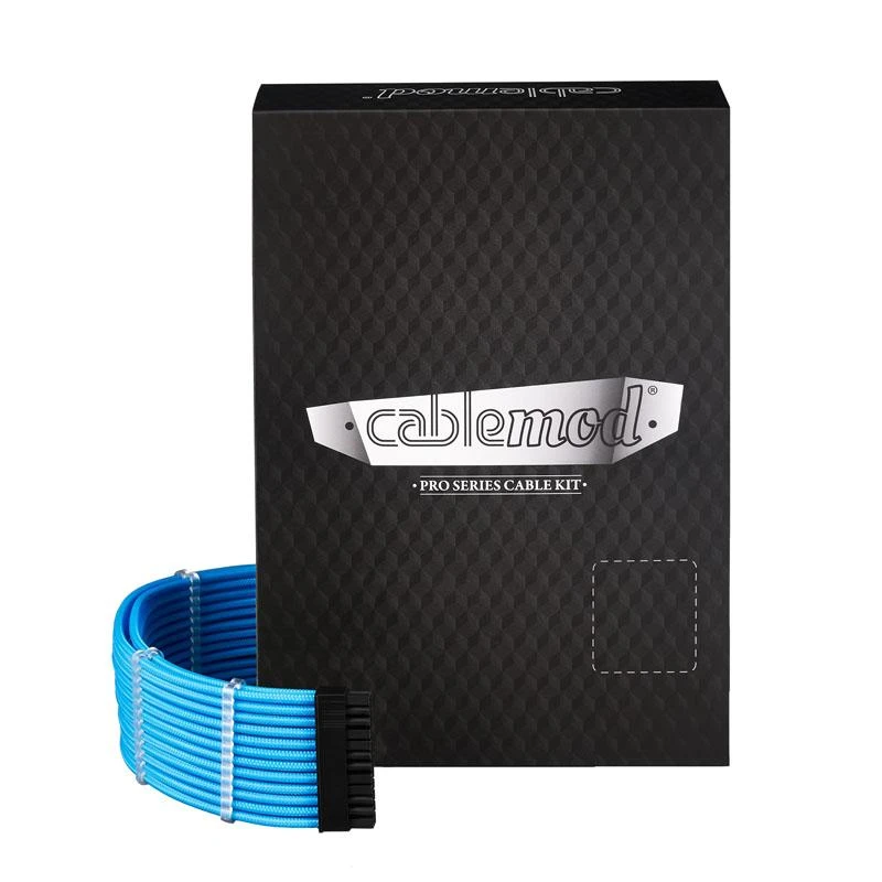 CableMod RT-Series PRO ModMesh 12VHPWR Dual Cable Kit for ASUS/Seasonic – mėlynos spalvos