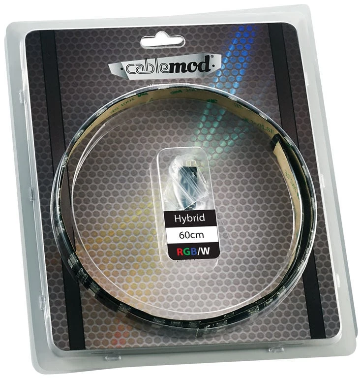 „CableMod WideBeam“ hibridinė LED juosta, 60 cm, RGB/W