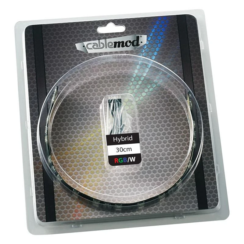 „CableMod WideBeam“ hibridinė LED juosta, 30 cm, RGB/W