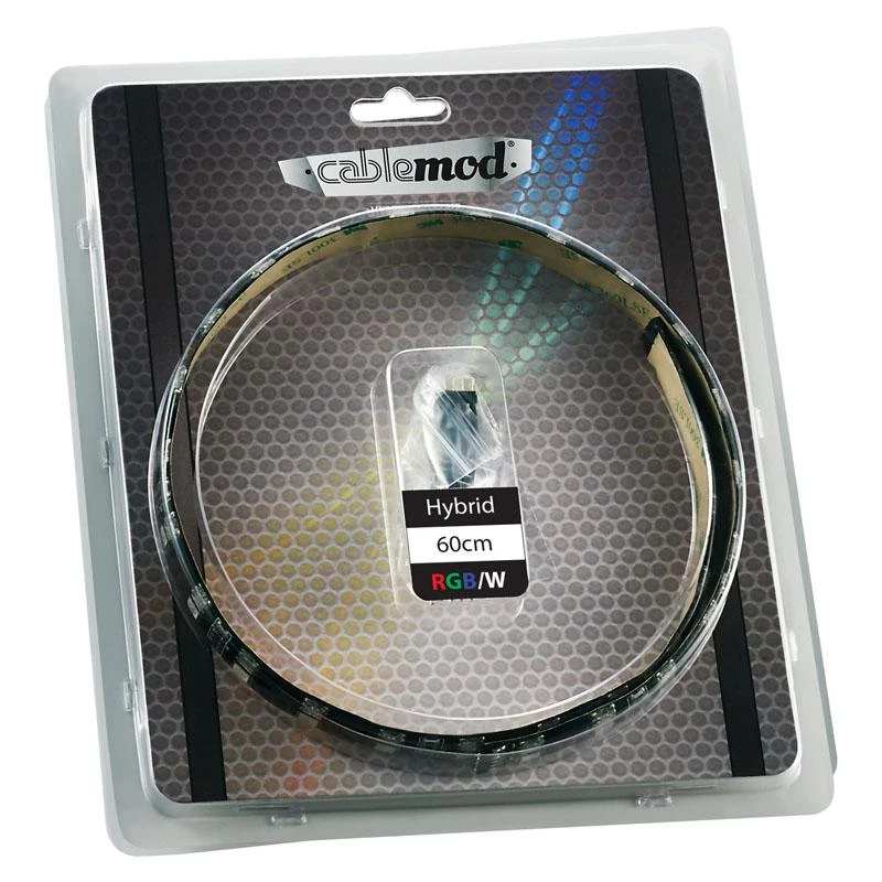 „CableMod WideBeam“ hibridinė LED juosta, 60 cm, RGB/W