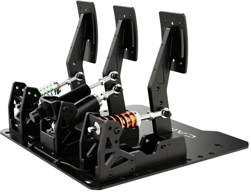 CAMMUS LC100 V4 Pedal Set, 200kg Load Cell Sensor, Hall Sensor – juodas