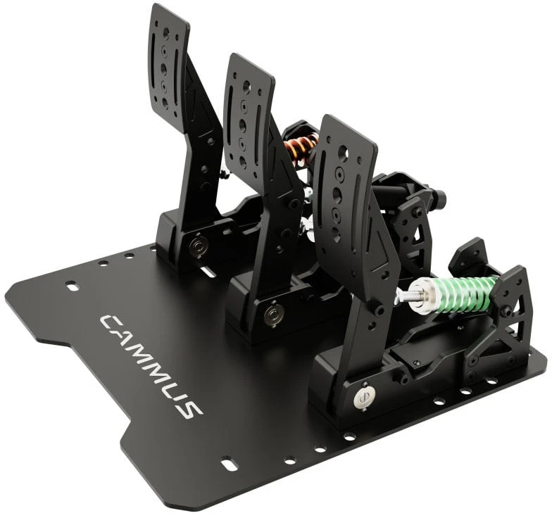 CAMMUS LC100 V4 Pedal Set, 200kg Load Cell Sensor, Hall Sensor – juodas
