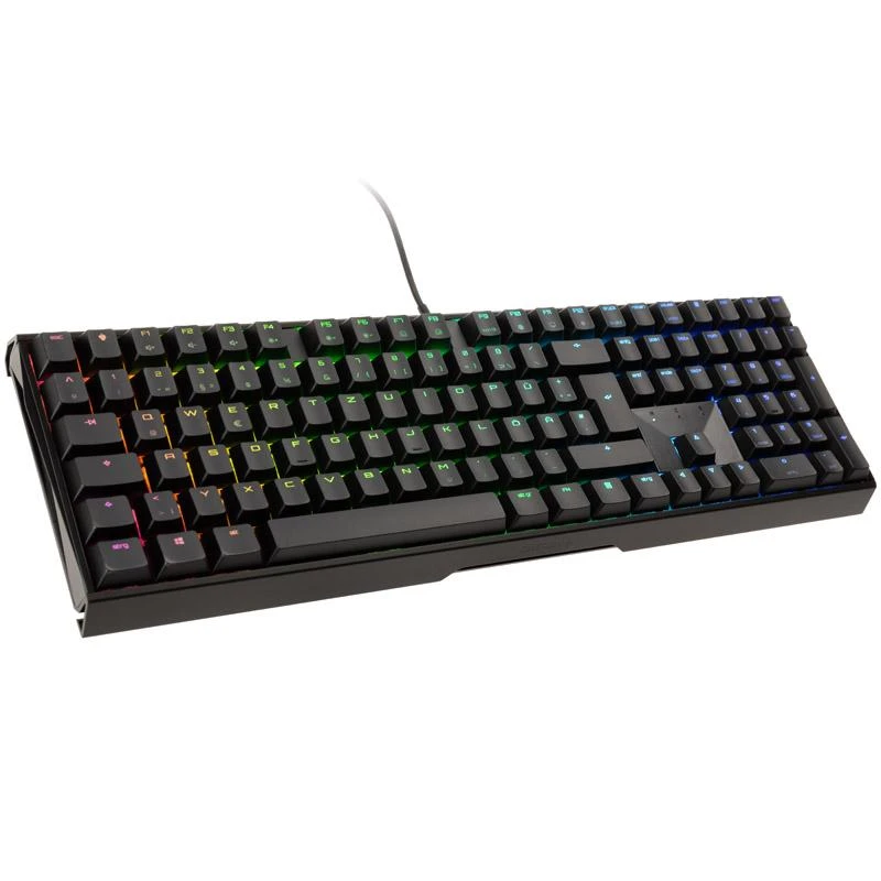Cherry MX-Board 3.0 S - Klaviatūra - Juodas - Hintergrundbeleuchtung - Tastenschalter: Rot
