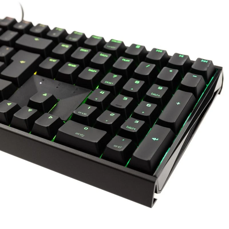 Cherry MX-Board 3.0 S - Klaviatūra - Juodas - Hintergrundbeleuchtung - Tastenschalter: Rot