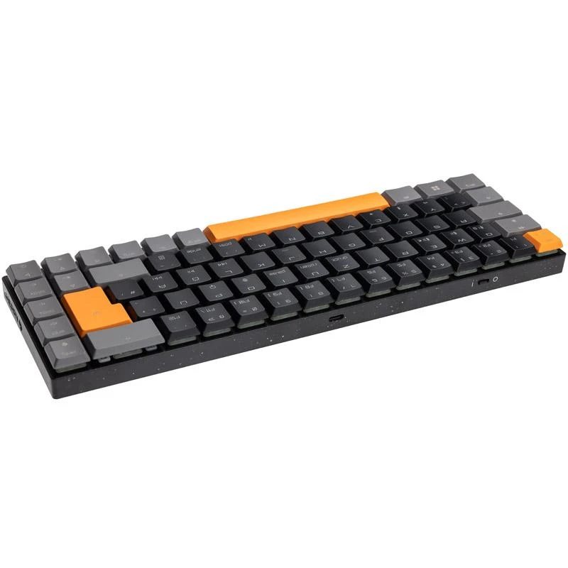 CHR CHERRY MX-LP 2.1 Compact Belaidė klaviatūra Žaidimams RD belaidis ryšys + „Bluetooth“ QWERTZ Vokiečių Juoda