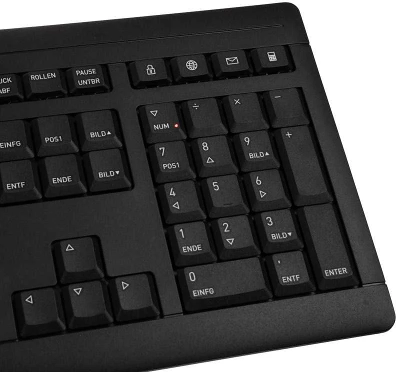 CHERRY STREAM Klaviatūra WIRELESS - Klaviatūra - QWERTZ - Deutsch - Juodas