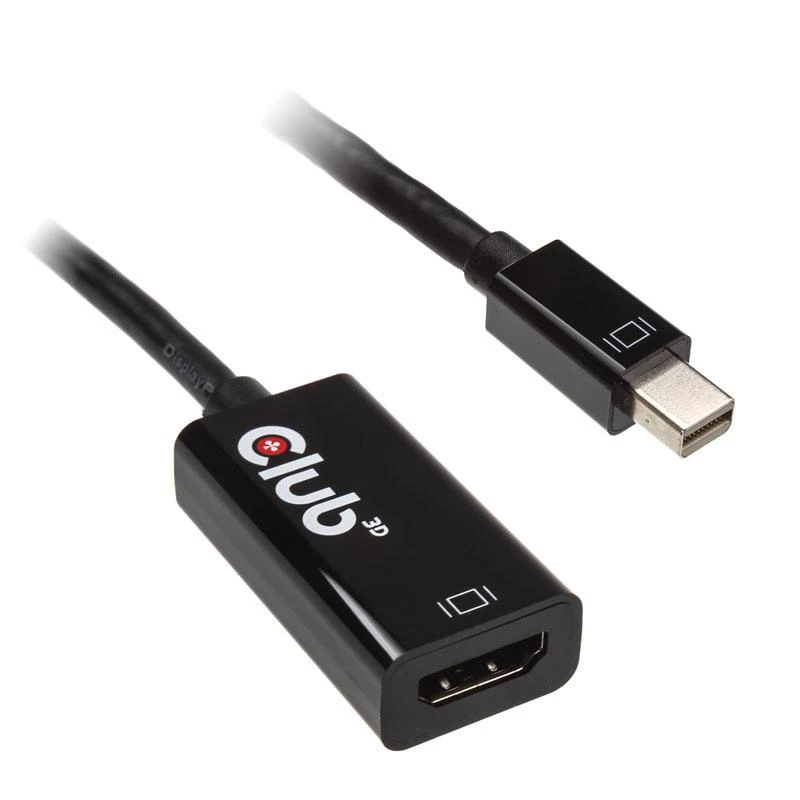 Mini DisplayPort į HDMI adapteris su Club 3D logotipu