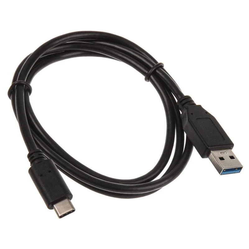 USB Club 3D USB-A – USB-C laidas, 1 m juodas (CAC-1523)