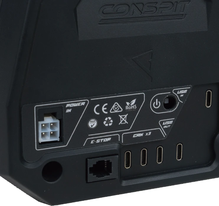 CONSPIT ARES APEX ratų bazė, tiesioginė pavara, 8 Nm, PC – juodas