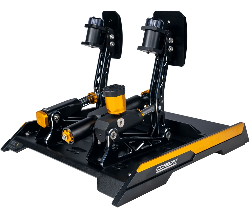 CONSPIT CPP EVO 2 V2 Pedal Set, hydraulic brake cylinder – juodas