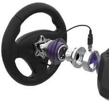 Conspit USB-A Adapteris Spacer, for ARES Wheelbases – sidabrinis