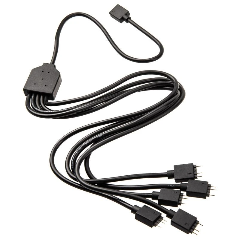 Cooler Master MFX-AWHN-1NNN5-R1 kompiuterio aušinimo komponentas Motininė plokštė RGB šakotuvo laidas Juoda
