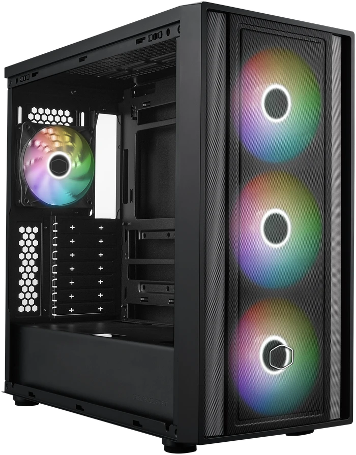 Kompiuterio Korpusas - Cooler Master MasterBox 600, Juodas