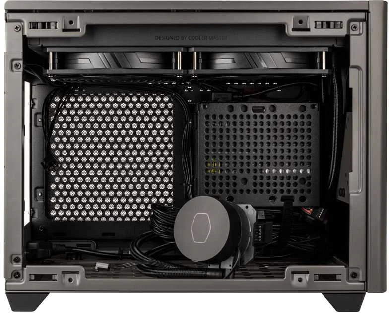 Cooler Master MasterBox NR200P MAX Mini-ITX dėklas, grūdintas stiklas – juodas