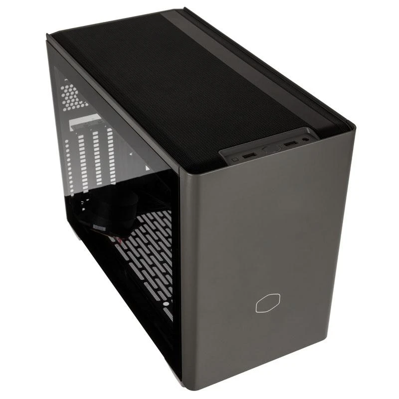 Cooler Master MasterBox NR200P MAX Mini-ITX dėklas, grūdintas stiklas – juodas