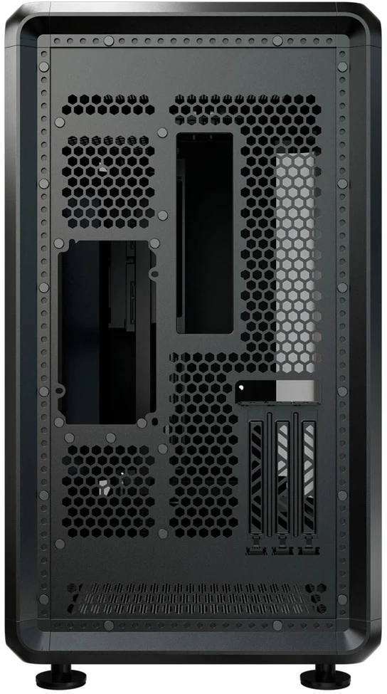 Cooler Master MasterFrame 360 Panorama , Tower-case - juodas, Panorama-Glasdesign