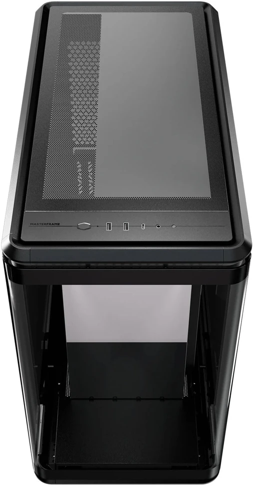 Cooler Master MasterFrame 360 Panorama , Tower-case - juodas, Panorama-Glasdesign
