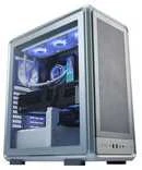 „Cooler Master“ korpusas „MasterFrame 500 Mesh“ sidabrinis, permatomas šoninis skydelis, ATX, 2x 200 mm ventiliatoriai, 1x 120 mm ventiliatorius, pilkas