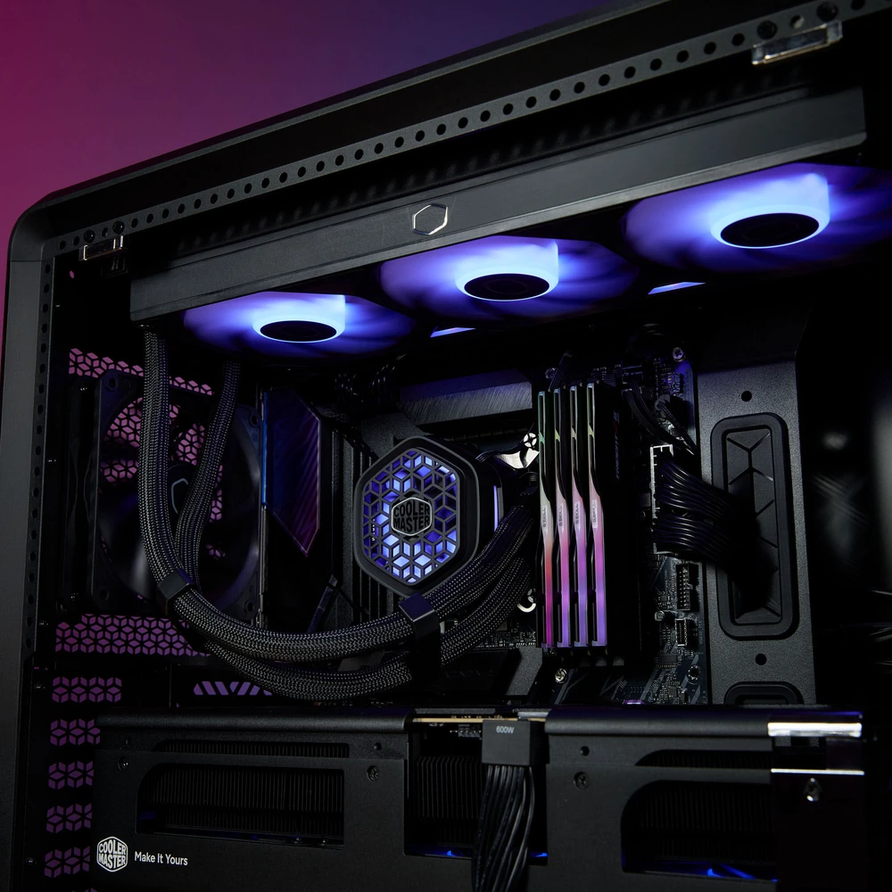 COL Cooler Master MasterLiquid Atmos II 360 VRM Fan Juodas Procesorius Aušinimo skysčiu rinkinys 12 cm Juoda 1 vnt