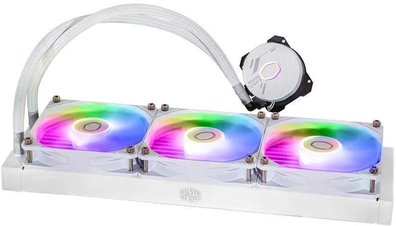 COOLER MASTER CPU vandens aušinimas Masterliquid 360L Core ARGB Baltas