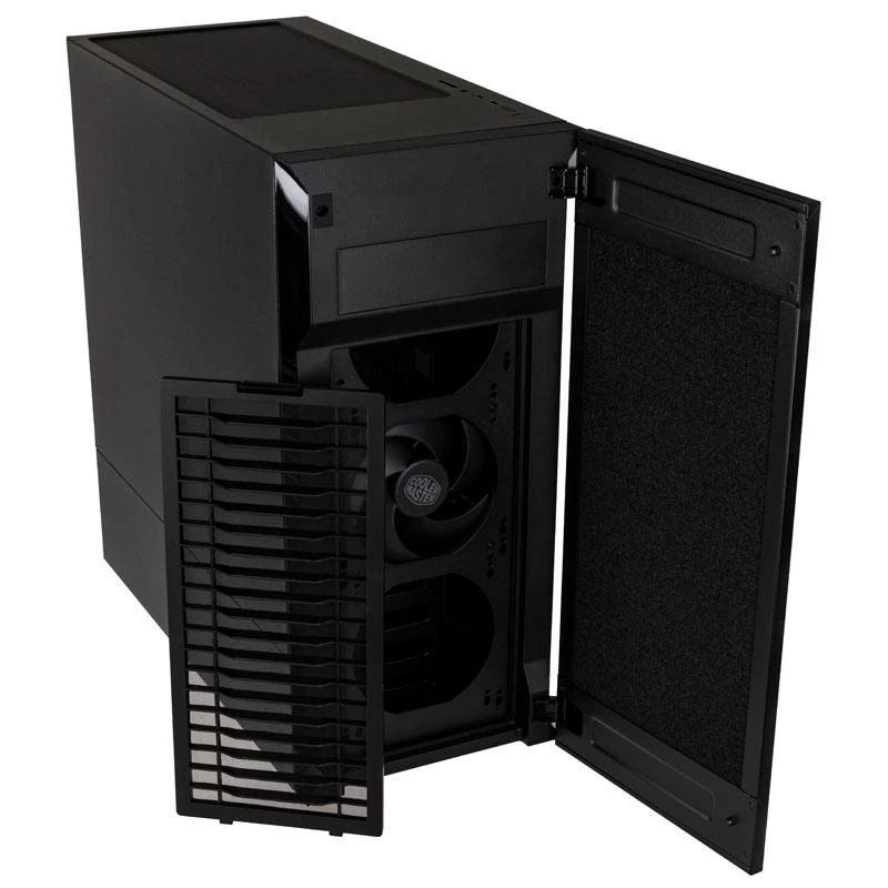 „Cooler Master“ | „Silencio S600“ su plienine šonine panele | Juodas | Mini ITX, Micro ATX, ATX