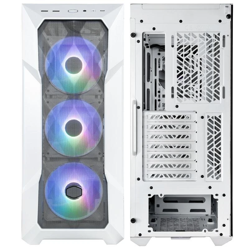 COOLER MASTER PC dėklas MasterBox TD500 V2 Mesh ARGB baltas
