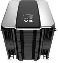 Cooler Master V4 Alpha aušintuvas su juodu viršumi