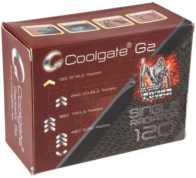 „Coolgate G2“ radiatorius, 10 FPI, 120 mm