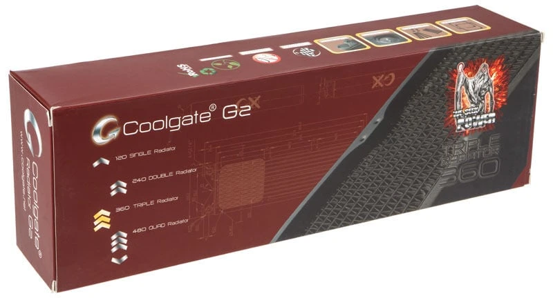 „Coolgate G2“ radiatorius, 10 FPI, 360 mm