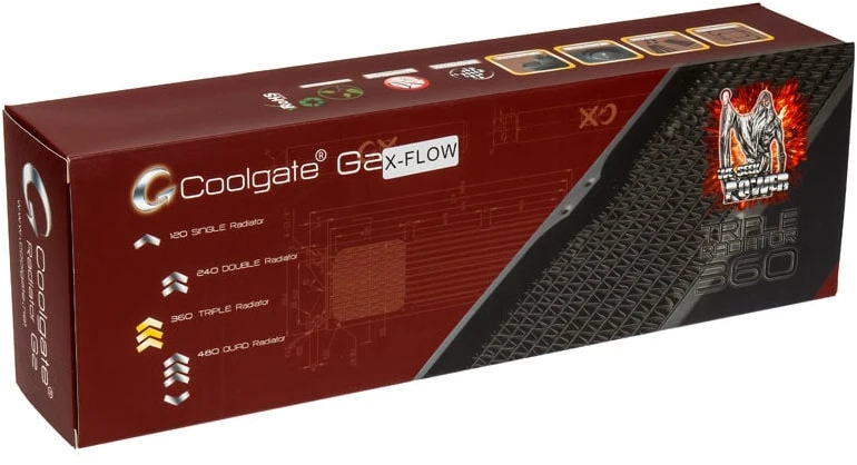 „Coolgate XFlow“ radiatorius G2, 360 mm