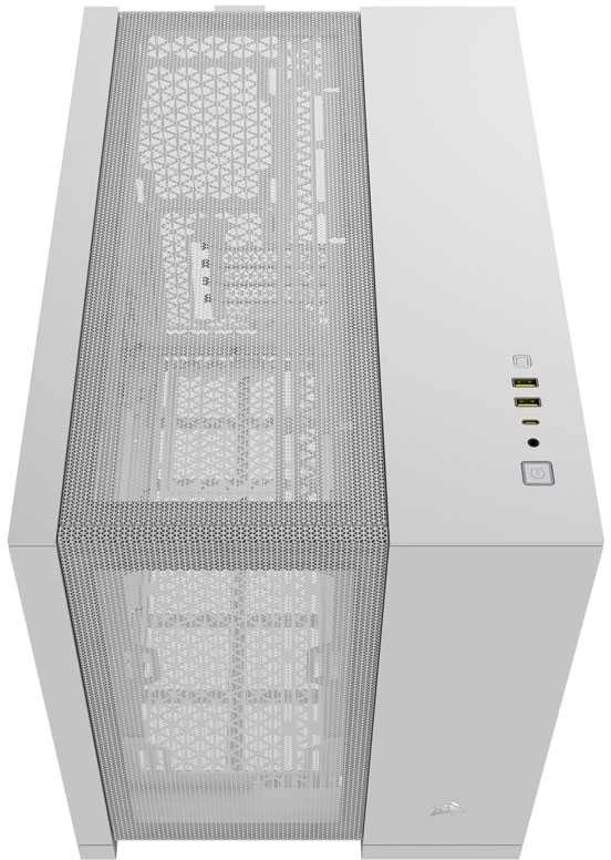 Corsair Dual Chamber PC Case | 2500D AIRFLOW | Mid Tower | Micro-ATX | Baltas