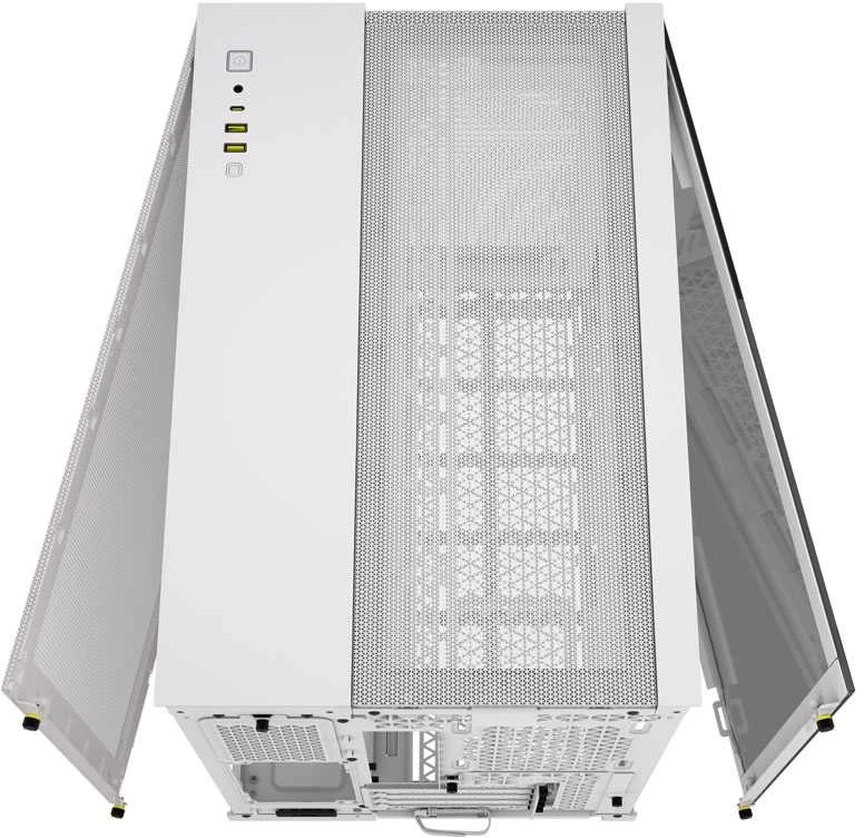 Corsair Dual Chamber PC Case | 2500D AIRFLOW | Mid Tower | Micro-ATX | Baltas
