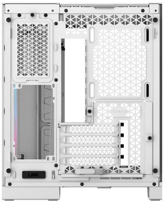 CRI Corsair 2500X RGB „Micro Tower“ Balta