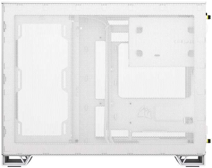 Corsair 2500X Micro-ATX kompiuterio korpusas, Tempered Glass - baltos spalvos, aliuminio