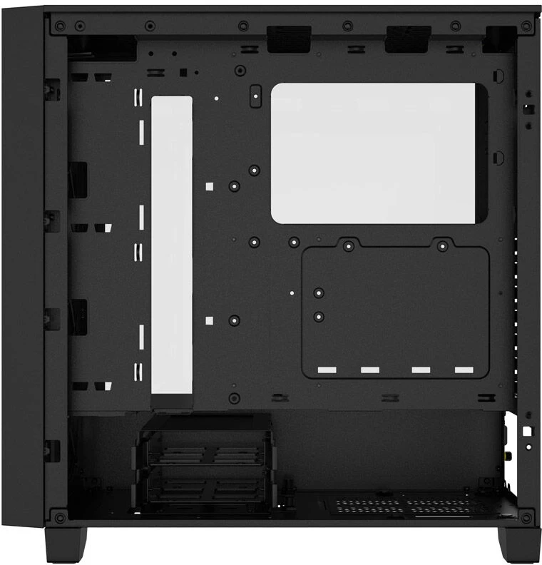 Corsair | RGB grūdinto stiklo PC korpusas | 3000D | Mid-Tower | ATX | Juoda