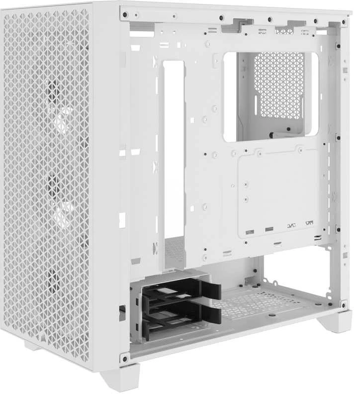 Corsair | RGB Tempered Glass PC Case | 3000D | Side window | Mid-Tower | Baltas
