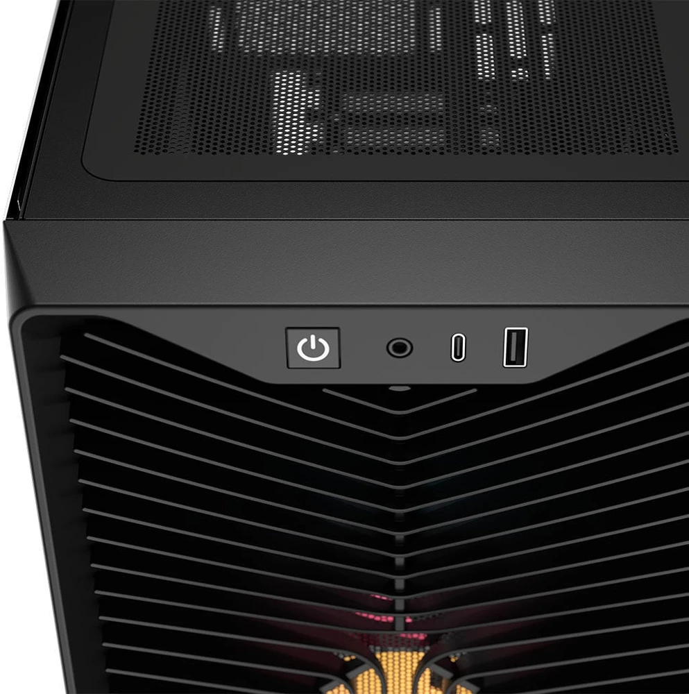 „Corsair 3200D RS ARGB“ kompiuterio korpusas, „Midi-Tower“, ATX, grūdintas stiklas - juodas
