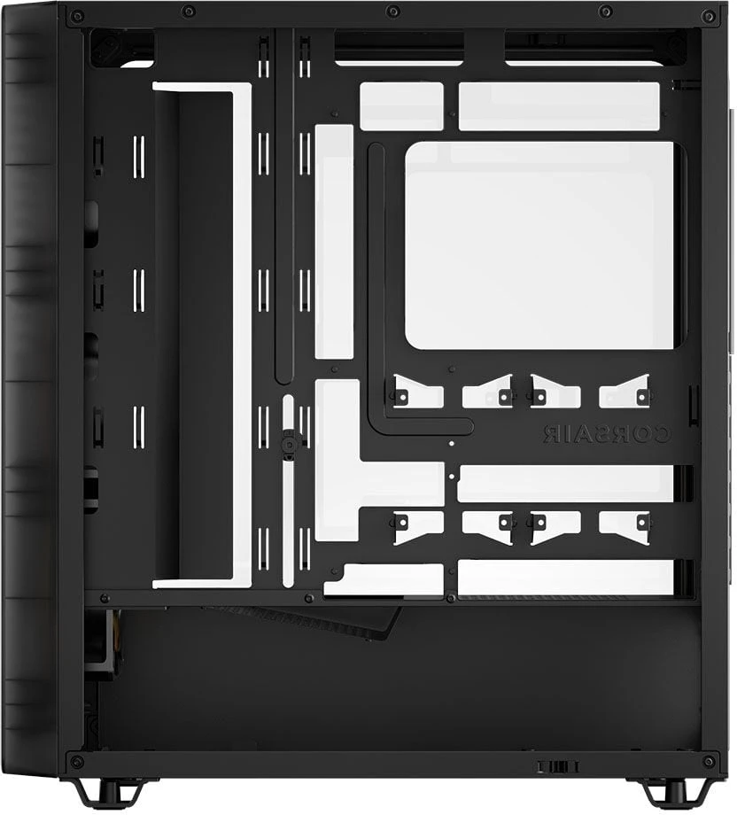„Corsair 3200D RS ARGB“ korpusas, „Midi-Tower“, ATX, grūdintas stiklas - pilka