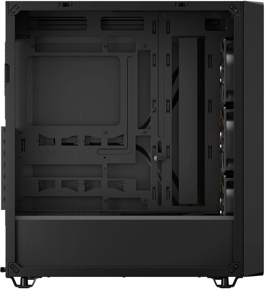 „Corsair 3200D RS ARGB“ kompiuterio korpusas, „Midi-Tower“, ATX, grūdintas stiklas - juodas