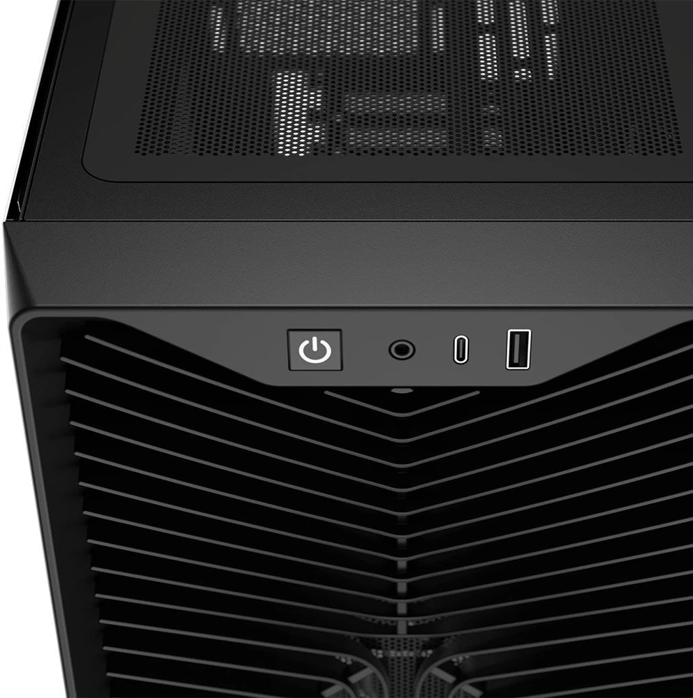 „Corsair 3200D RS“ kompiuterio korpusas, „Midi-Tower“, ATX, grūdintas stiklas - juodas