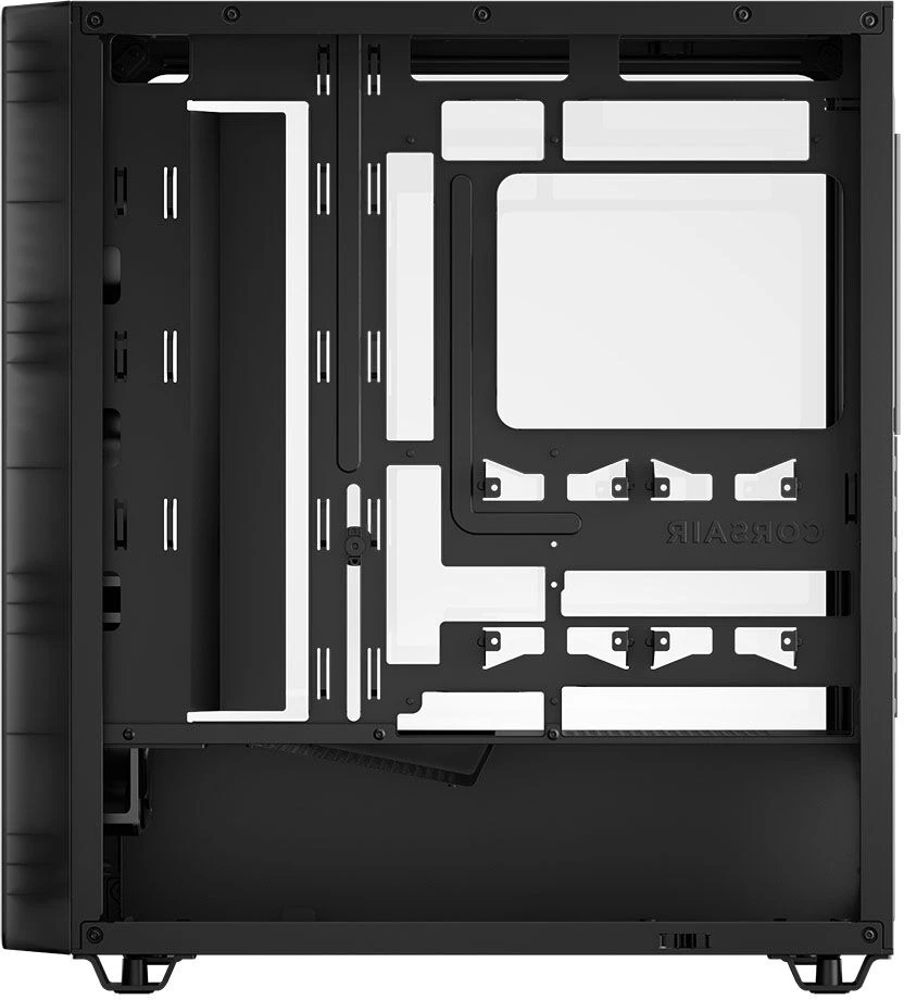 „Corsair 3200D RS“ kompiuterio korpusas, „Midi-Tower“, ATX, grūdintas stiklas - pilka