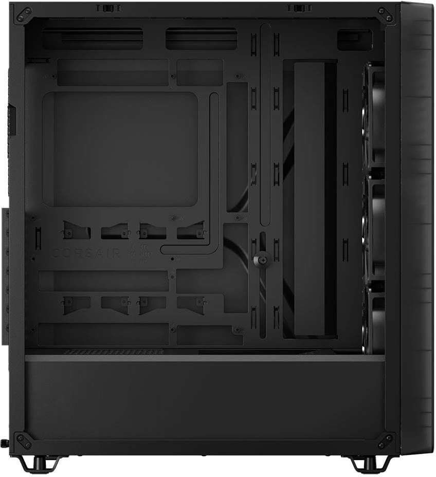 „Corsair 3200D RS“ kompiuterio korpusas, „Midi-Tower“, ATX, grūdintas stiklas - pilka