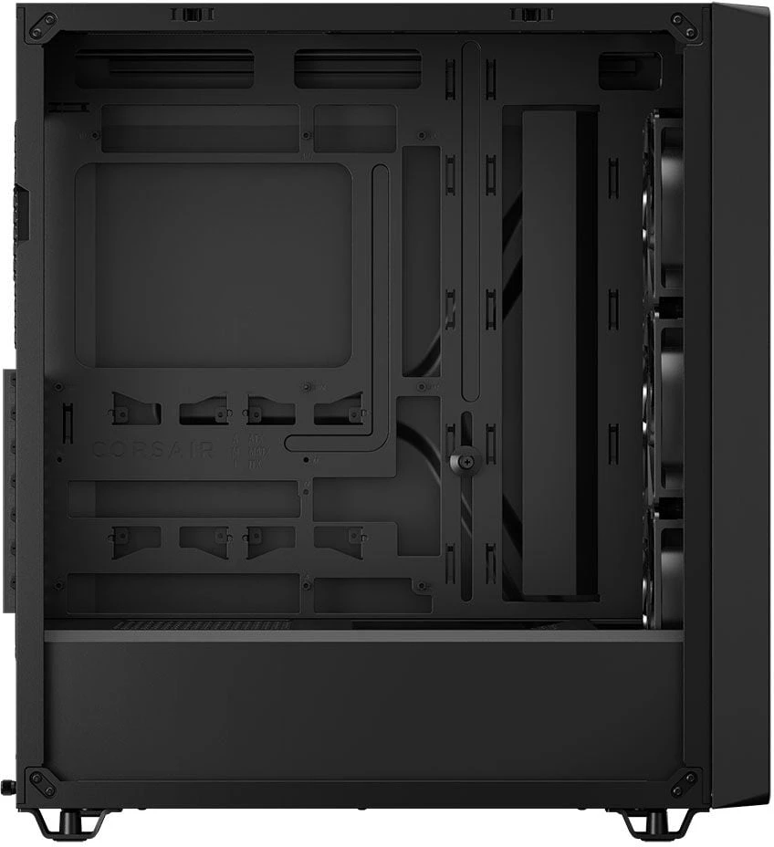 „Corsair 3200D RS“ kompiuterio korpusas, „Midi-Tower“, ATX, grūdintas stiklas - juodas