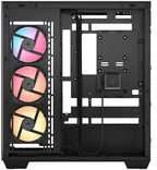 „Corsair 3500X LX-R“ kompiuterio korpusas, vidutinio dydžio bokštas, E-ATX, RGB, grūdintas stiklas – juodas