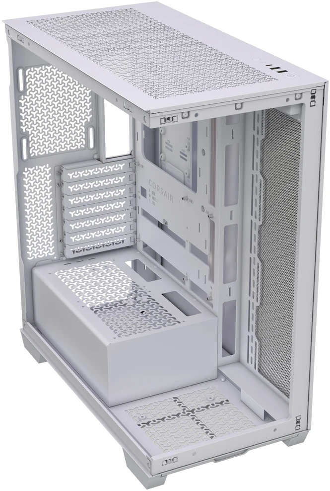 Kompiuterio korpusas Corsair iCUE 3500X CC-9011277-WW | baltos spalvos | be maitinimo bloko