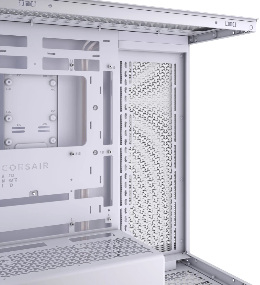 Kompiuterio korpusas Corsair iCUE 3500X CC-9011277-WW | baltos spalvos | be maitinimo bloko