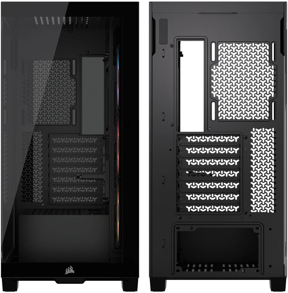 „Corsair 3500X RS-R“ kompiuterio korpusas, „Mid-Tower“, E-ATX, RGB, grūdintas stiklas, juodas
